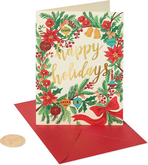 x 7 in. . Boxed papyrus christmas cards